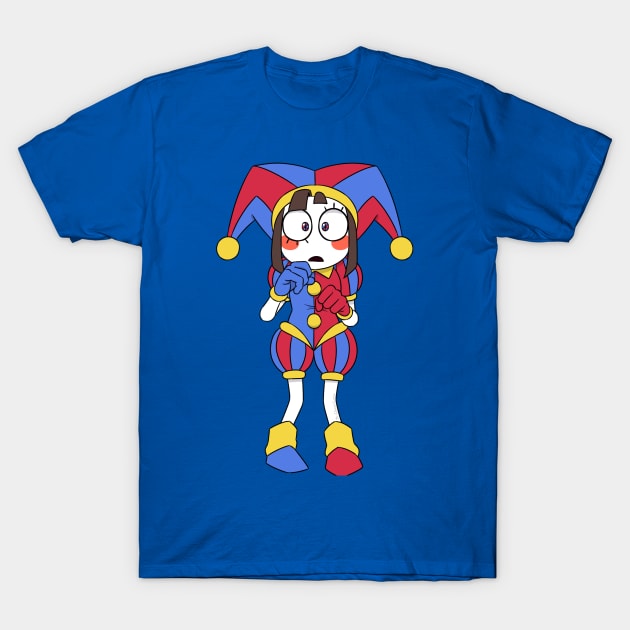 Pomni (The Amazing Digital Circus) T-Shirt by mrchasecomix